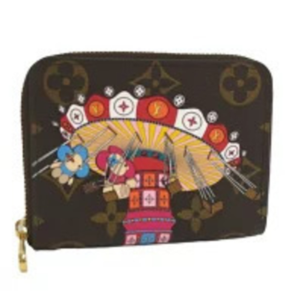 LOUIS VUITTON Zippy Wallet Coin Monogram Vivienne Case